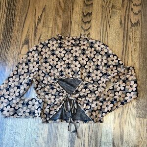 Key-Hole Back Crop Top